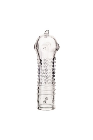 Прозрачная закрытая насадка на пенис TOYFA A-Toys - 14,7 см.