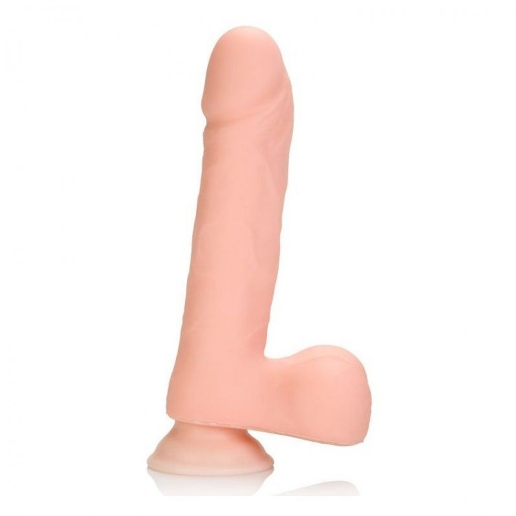 Реалистичный телесный фаллос Pure Skin Player Dongs with Suction Cup 6.25" - 21 см.