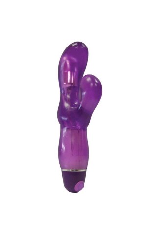 Фиолетовый вибратор для точки G ULTRA G-SPOT - 15 см.