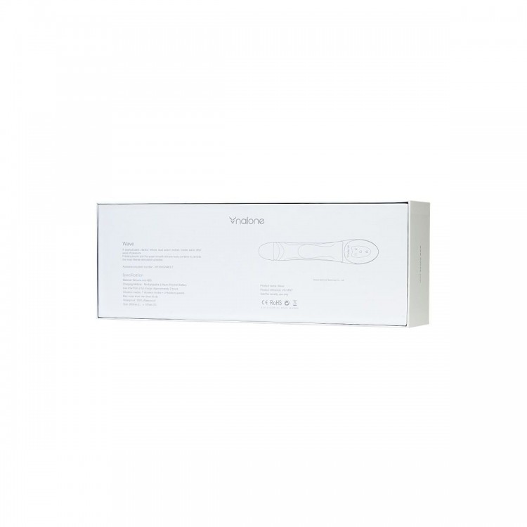 Розовый вибратор Nalone Wave - 26 см.