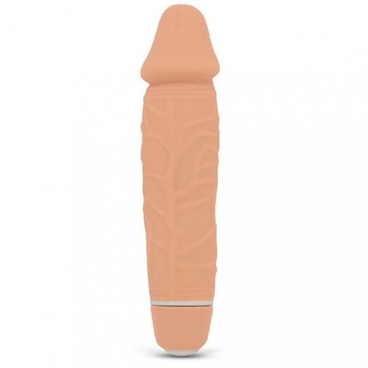 Телесный вибратор PURRFECT SILICONE CLASSIC MINI - 15 см.