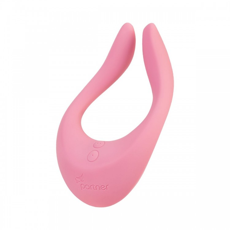 Розовый многофункциональный стимулятор для пар Satisfyer Endless Joy