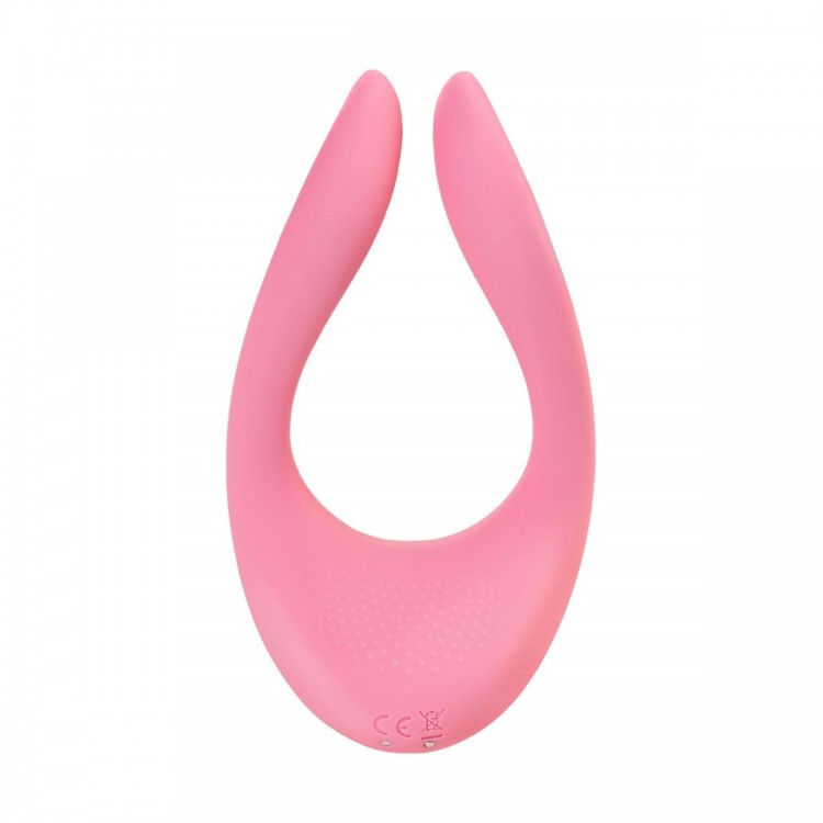 Розовый многофункциональный стимулятор для пар Satisfyer Endless Joy