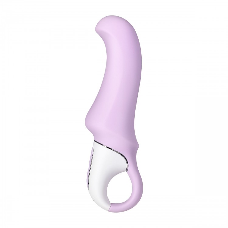 Сиреневый вибратор Satisfyer Charming Smile - 18,5 см.