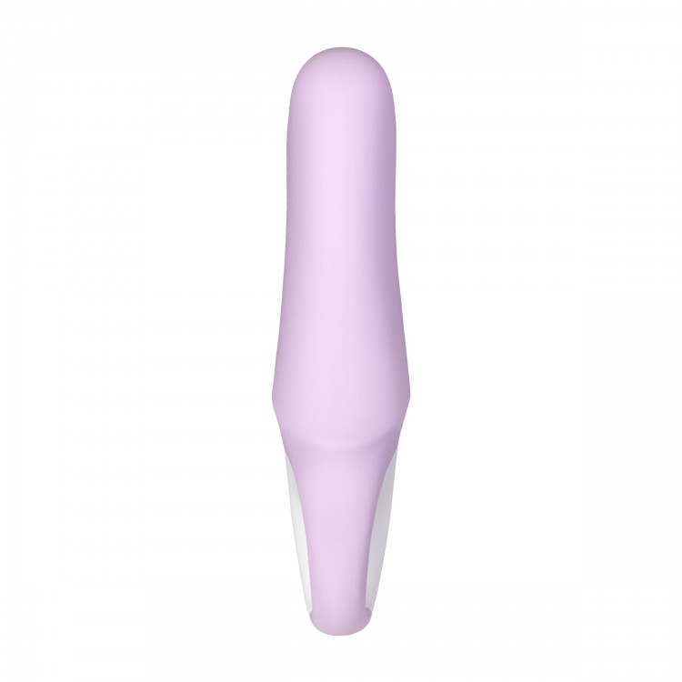 Сиреневый вибратор Satisfyer Charming Smile - 18,5 см.