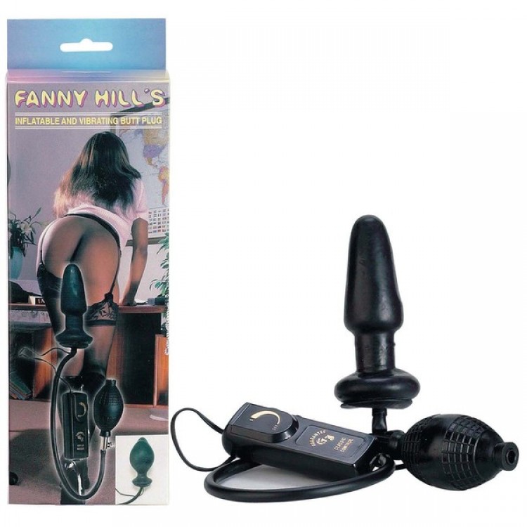 Универсальная анальная пробка-расширитель FANNY HILLS BLACK BUTT PLUG