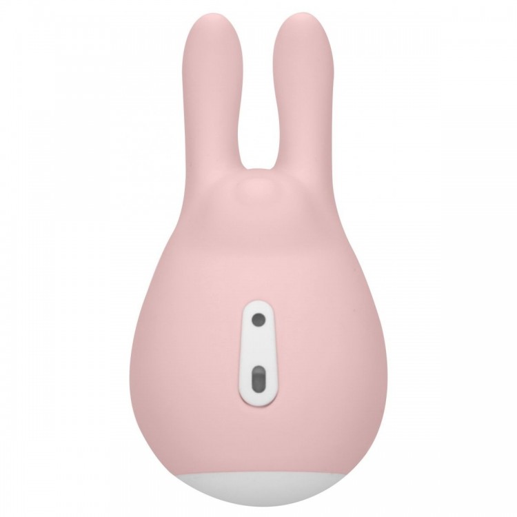 Розовый клиторальный стимулятор Love Bunny - 9,4 см.