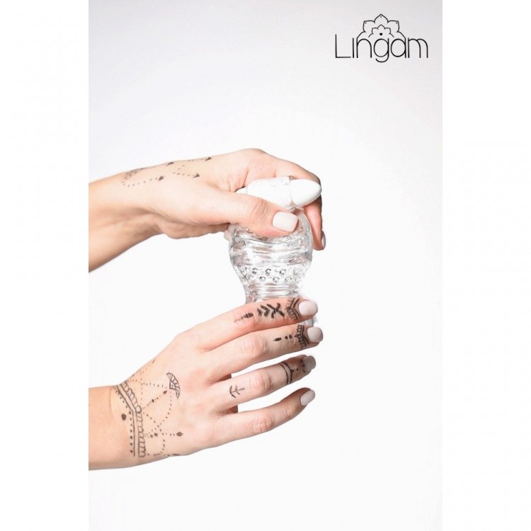 Прозрачный мастурбатор Lingam Shakti