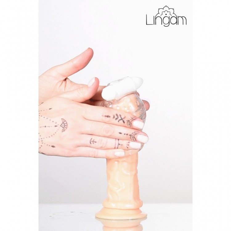 Прозрачный мастурбатор Lingam Shakti
