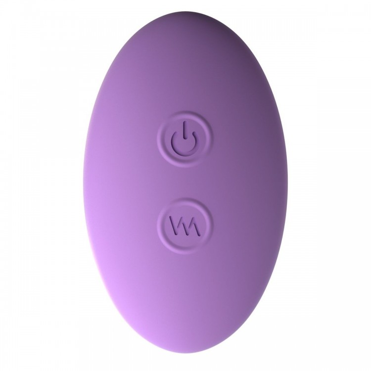 Фиолетовый компактный вибростимулятор Remote Silicone Please-Her