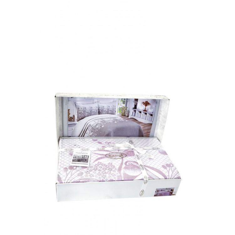 Покрывало жаккард пано "KARNA" FLOVEN 240x260 50x70 2 см