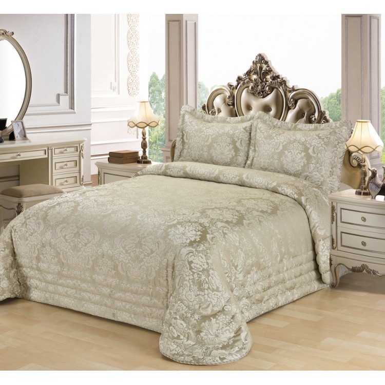Покрывало жаккард "KARNA" EVONY 240x260 (50x70+5)*2см