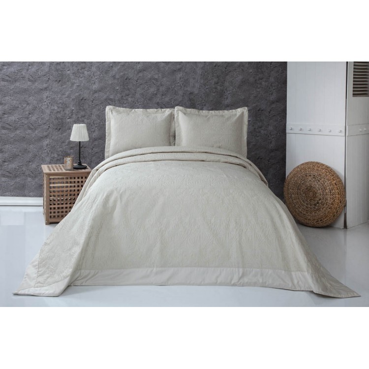 Покрывало жаккард "KARNA" стеганое GABEL 260x260 (50x70+5)*2см