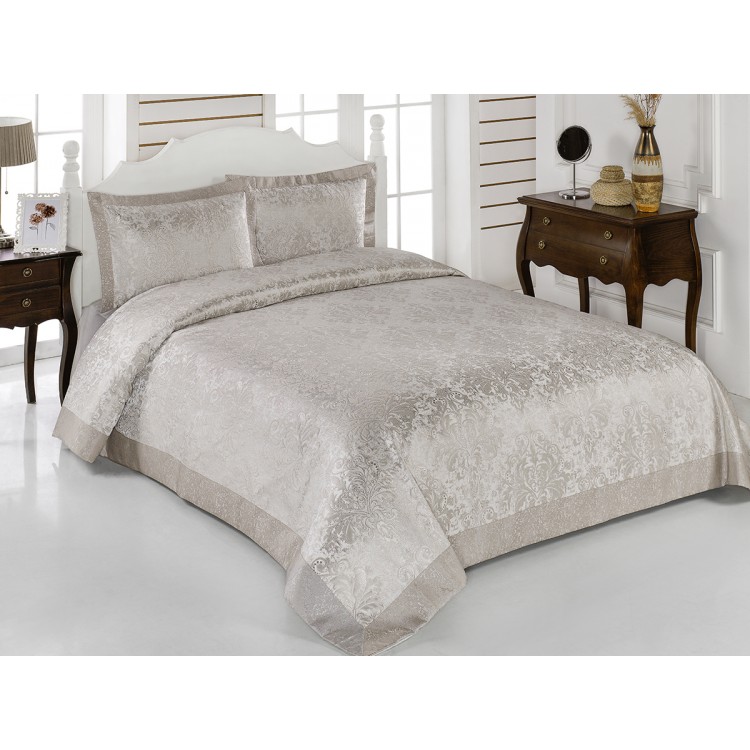 Покрывало жаккард "KARNA" CORDENYA 250x270 (50x70+5)*2см