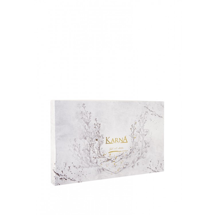 Покрывало жаккард пано "KARNA" JARDIN 240x260 50x70 2 см