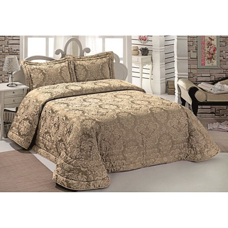 Покрывало жаккард "KARNA" LORETTA 250x270 (50x70+5)*2см