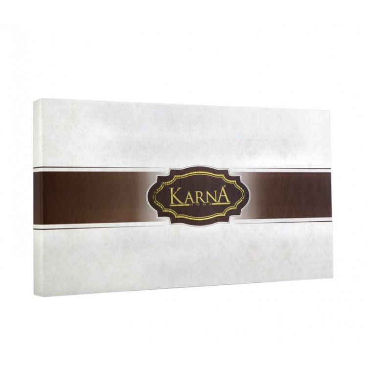 Покрывало жаккард пано "KARNA" LUKA 240x260 50x70 2 см
