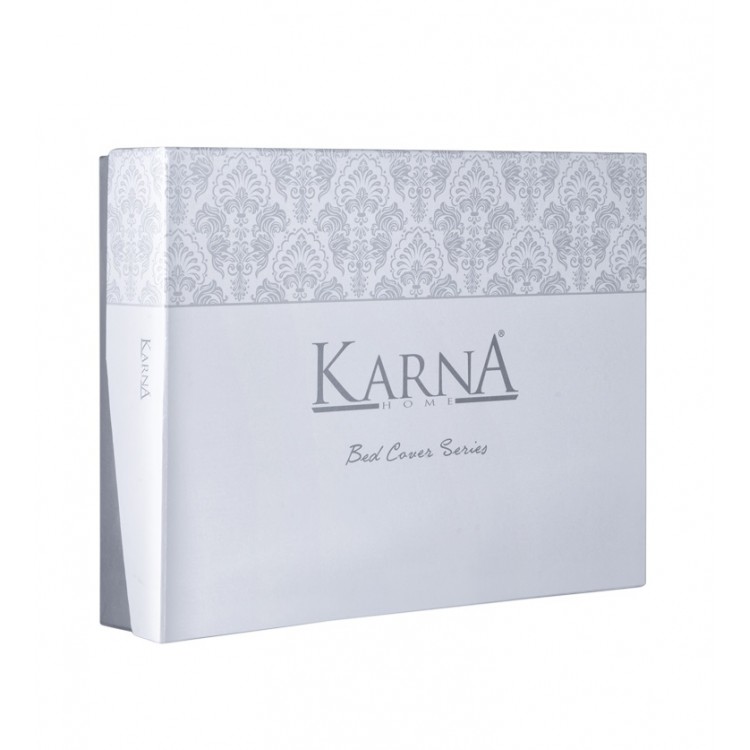 Покрывало жаккард "KARNA" CORDENYA 250x270 (50x70+5)*2см