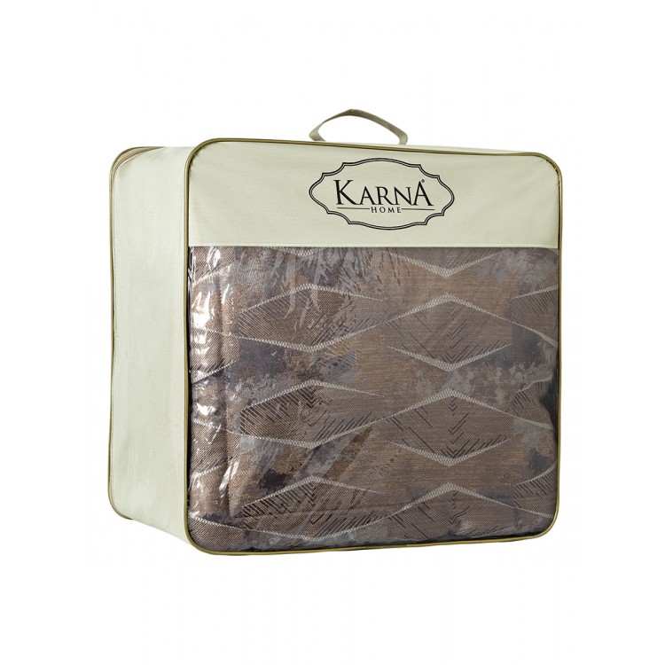 Покрывало жаккард "KARNA" MONDI 260x270 (50x70+5)*2см