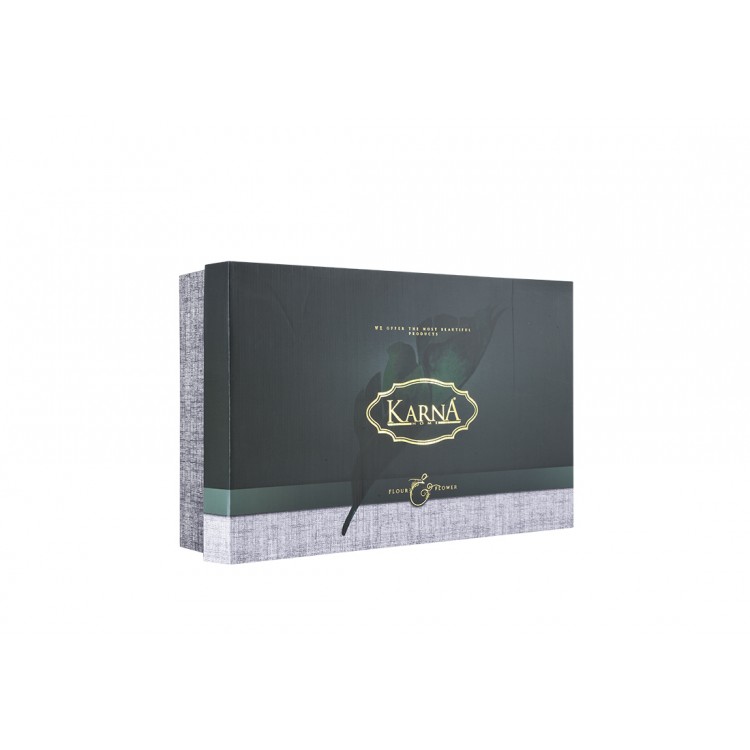 Покрывало жаккард "KARNA" AVRA 240x260 (50x70+5)*2