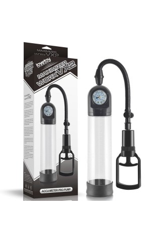 Ручная вакуумная помпа с манометром Maximizer WorxVX2 Accu Meter Pump