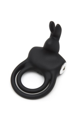 Черное эрекционное виброкольцо Happy Rabbit Cock Ring