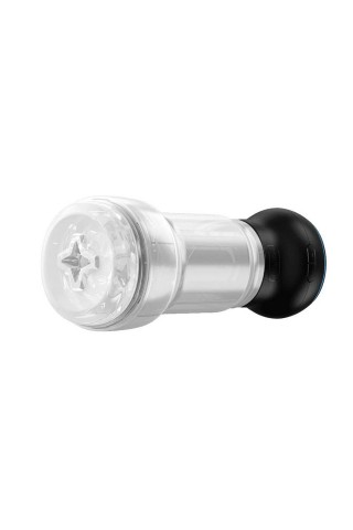 Набор PowerBlow & Feel Pocket Stroker Crystal: мастурбатор и интерактивная насадка