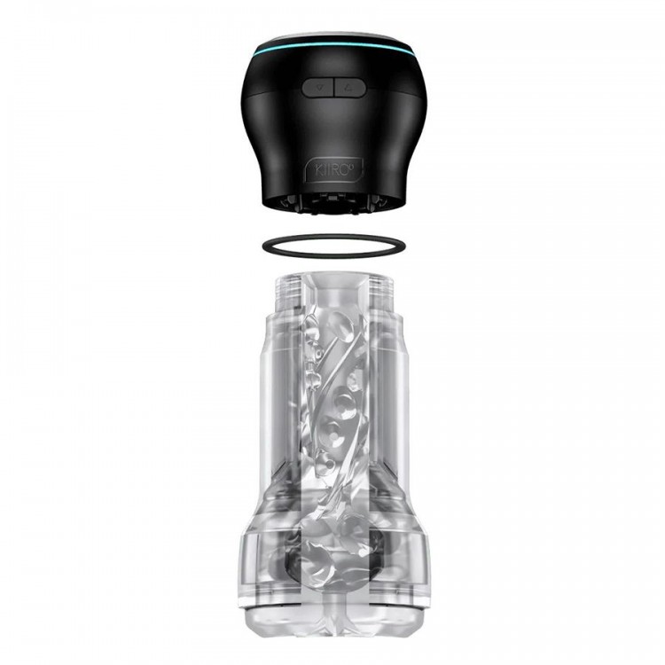 Набор PowerBlow & Feel Pocket Stroker Crystal: мастурбатор и интерактивная насадка