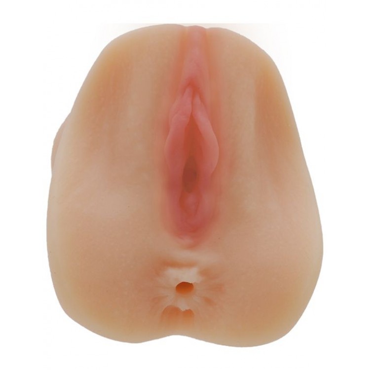 Телесный мастурбатор Realistic Vagina - вагина и анус