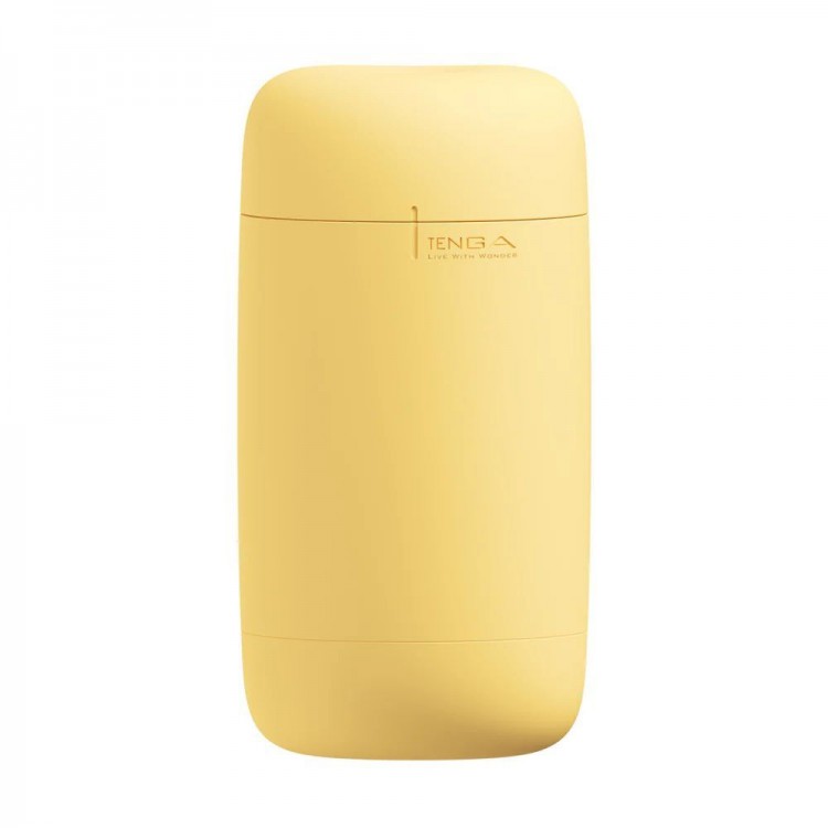 Желтый мастурбатор Tenga Puffy