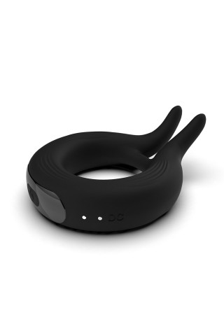Черное эрекционное кольцо Marry Me Rechargeable Vibrating Cockring