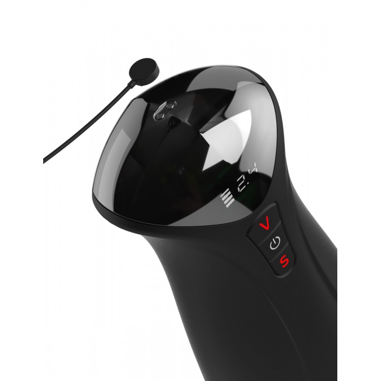 Мастурбатор в колбе с вибрацией Fuck-O-Matic Pro XL