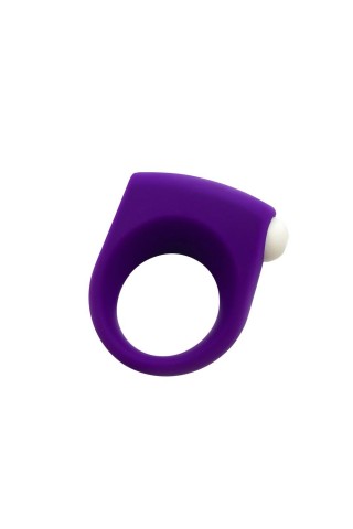 Фиолетовое эрекционное кольцо Puggle Vibrating Ring with Bullet