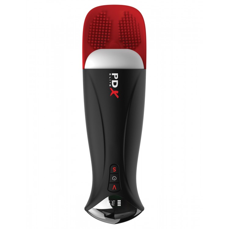 Мастурбатор в колбе с вибрацией Fuck-O-Matic Pro XL
