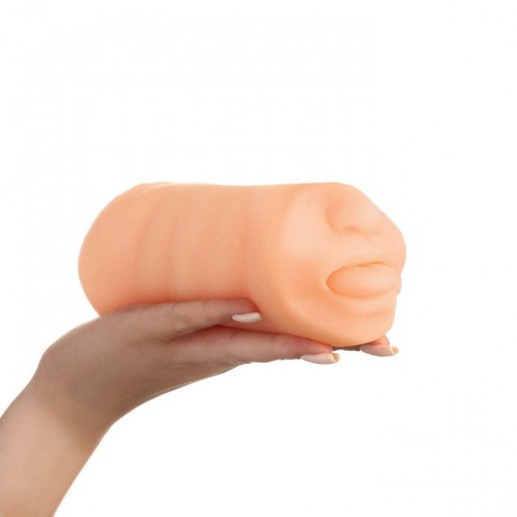 Двусторонний реалистичный маструбатор Oral&Vaginal