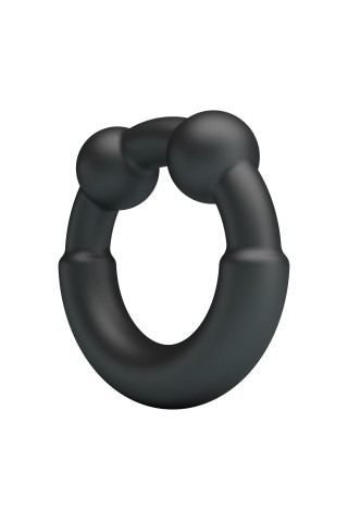 Черное эрекционное кольцо Meco