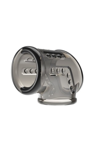 Дымчатая насадка на пенис и мошонку