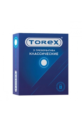 Гладкие презервативы Torex "Классические" - 3 шт.