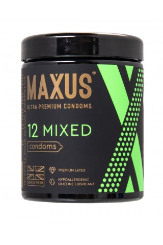 Презервативы MAXUS Mixed - 12 шт.