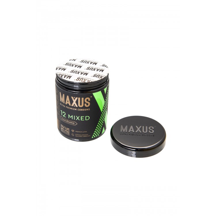 Презервативы MAXUS Mixed - 12 шт.