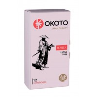 Тонкие презервативы OKOTO Ultra Thin - 12 шт.