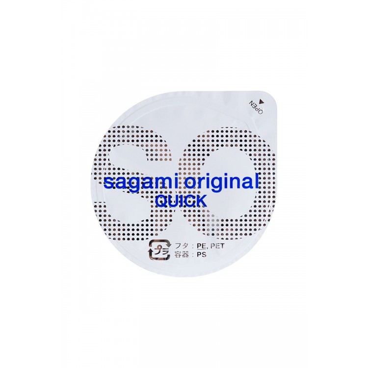 Ультратонкие презервативы Sagami Original 0.02 Quick - 6 шт.