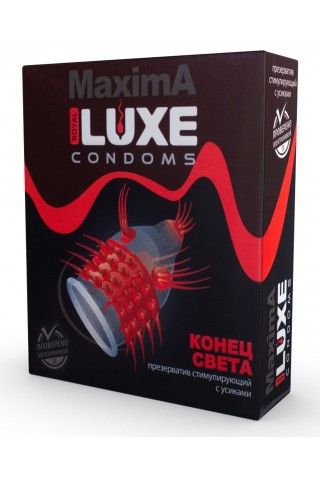 Презерватив LUXE Maxima "Конец света" - 1 шт.