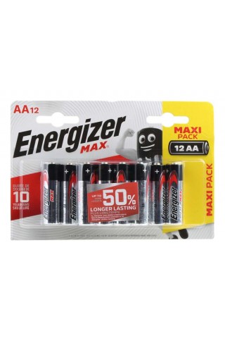 Батарейки Energizer MAX AA/LR6 1.5V - 12 шт.