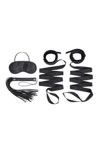 Эротический набор 4PC Bondage Bed Strap & Flogger Kit