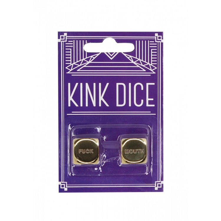 Золотистые игральные кубики Kink Dice Золотистые игральные кубики Kink Dice