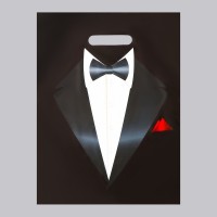 Пакет «Смокинг» полиэтиленовый с вырубной ручкой (30х40 см)