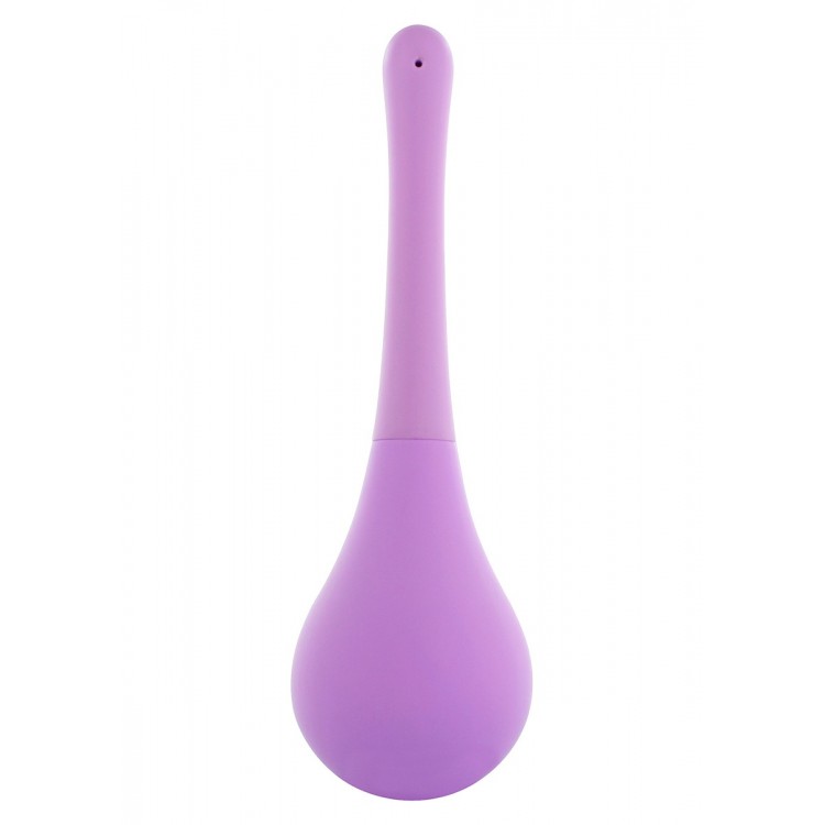 Фиолетовый анальный душ SQUEEZE CLEAN