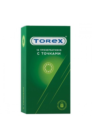 Текстурированные презервативы Torex "С точками" - 12 шт.