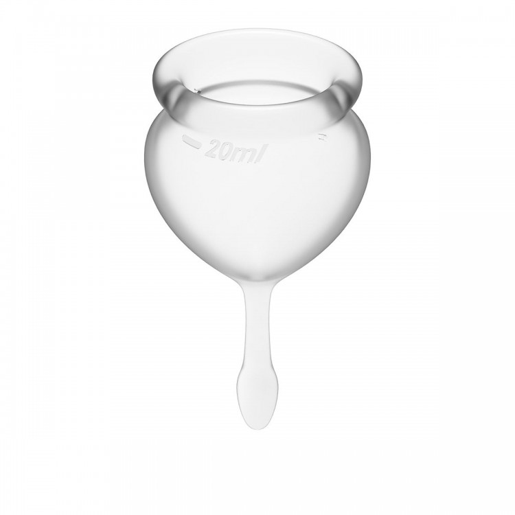 Набор прозрачных менструальных чаш Feel good Menstrual Cup